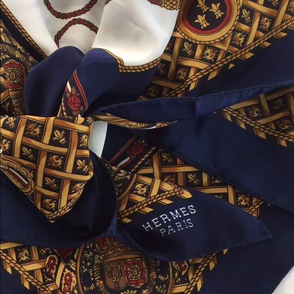 Hermes Accessories - Hermès Silk Scarf 36"x36"